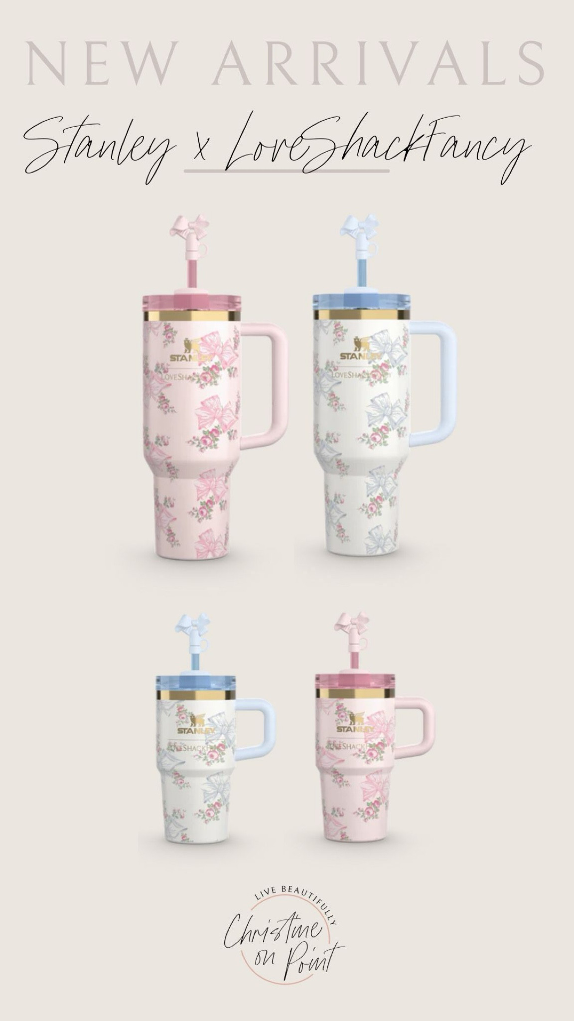 New Stanley collection with LoveShackFancy! Great for gifting! Gift guide, Christmas, gifts for her.

#LTKSeasonal #LTKHoliday #LTKGiftGuide