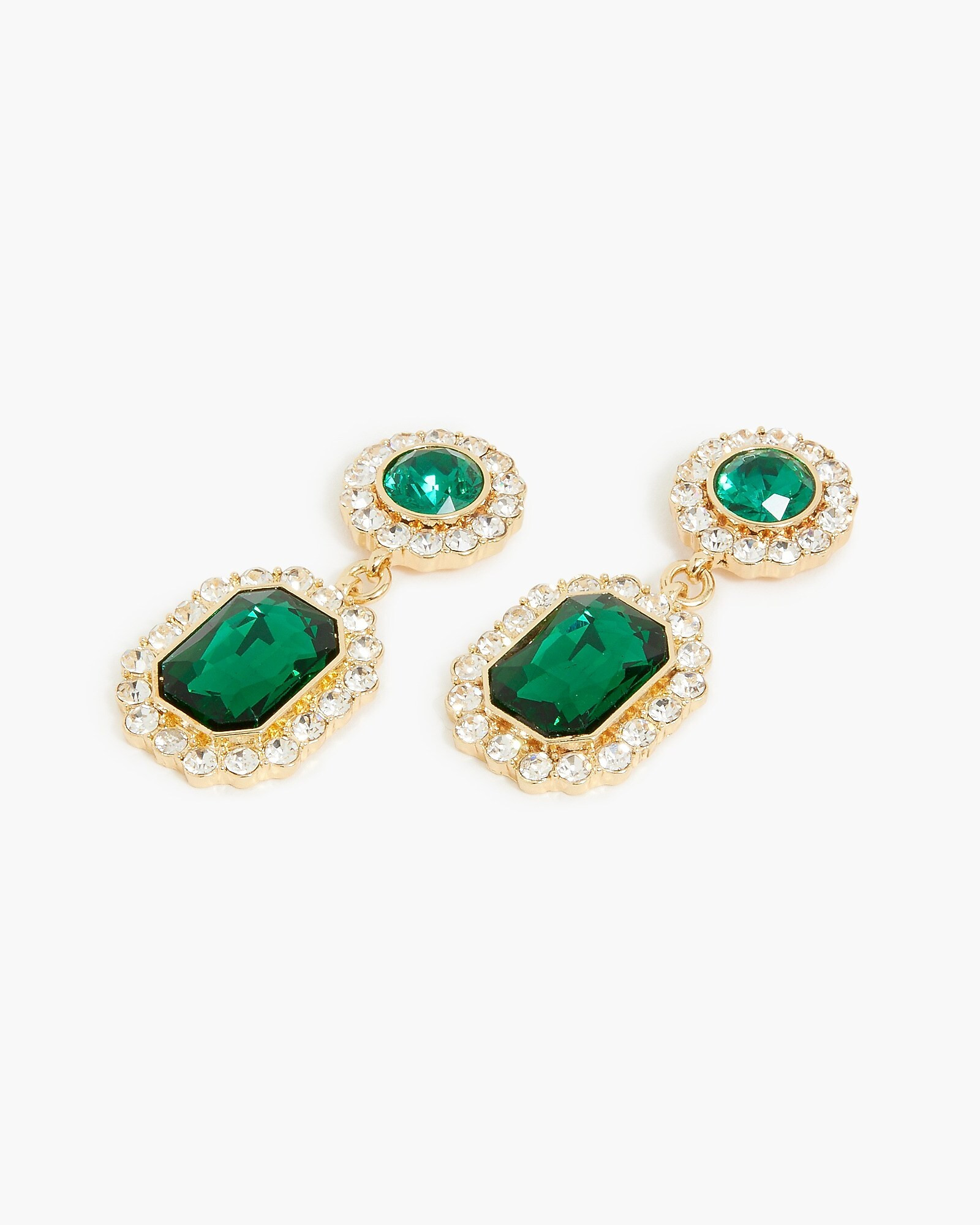 Crystal drop earrings | J.Crew Factory