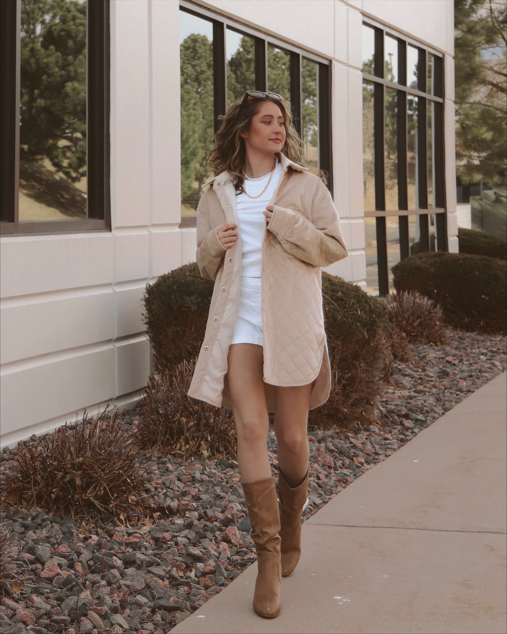 One of my favorite outfits! Thrifted jacket and all white basics 

#LTKStyleTip #LTKFindsUnder100 #LTKTravel