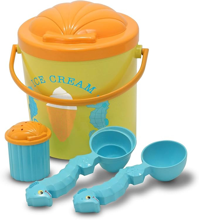 Melissa & Doug Sunny Patch Speck Seahorse Sand Ice Cream Play Set | Amazon (US)