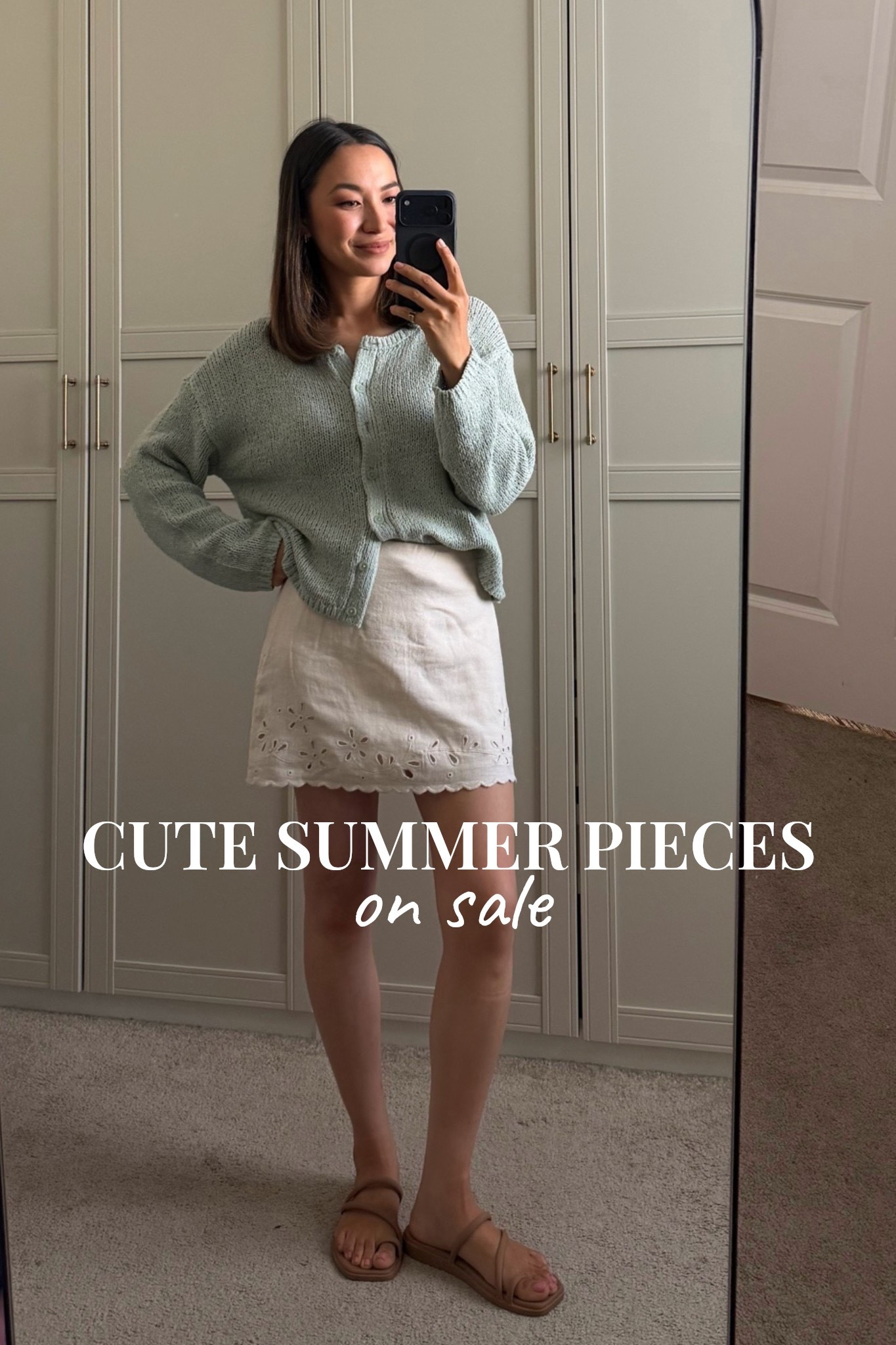 Summer selects on sale at Abercrombie — copy & paste the code 

Cardigan - wearing small but runs big, could have sized down
Linen skort - xs, if between sizes go up

#LTKxAbercrombie #LTKSaleAlert