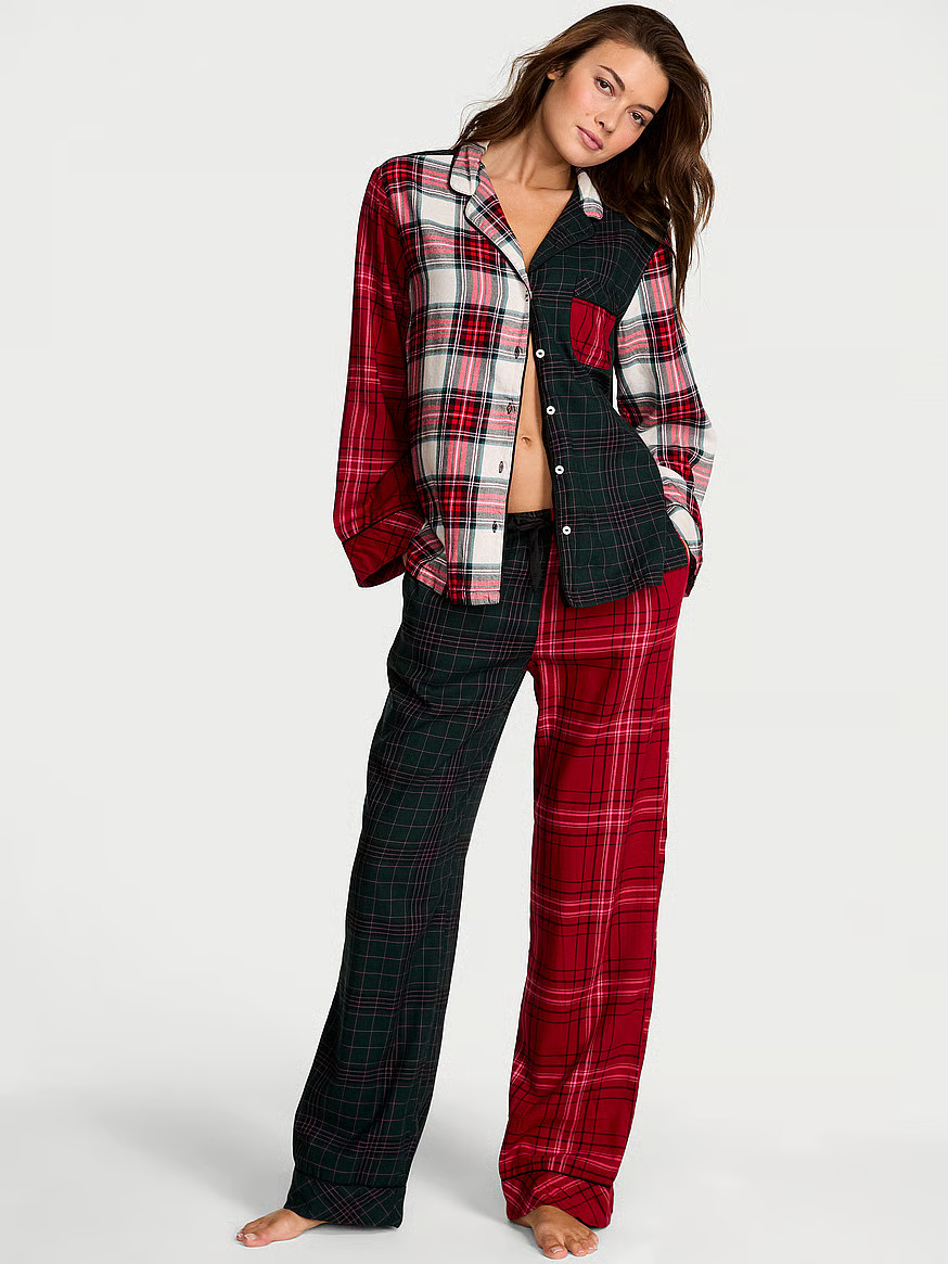 Flannel Long Pajama Set | Victoria's Secret (US / CA )