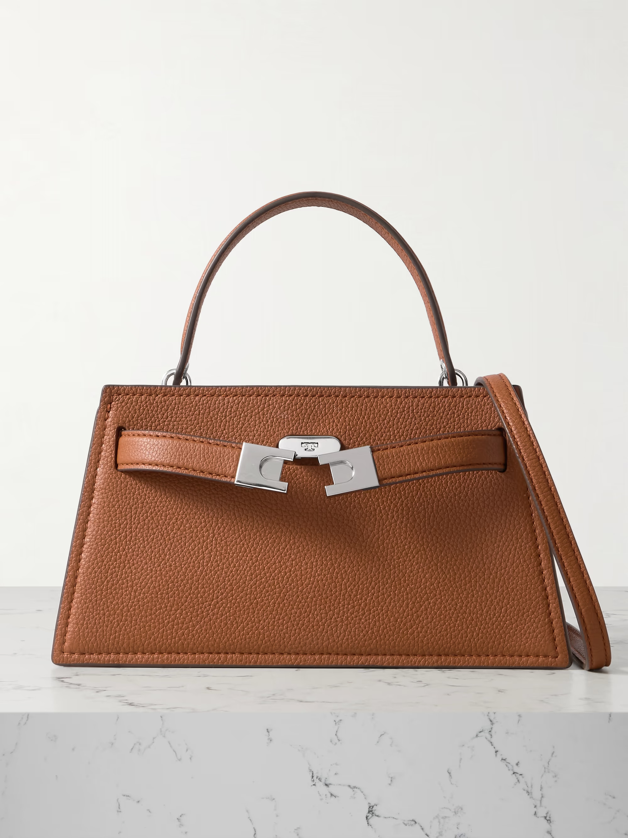Petite Lee Radziwill textured-leather shoulder bag | NET-A-PORTER APAC