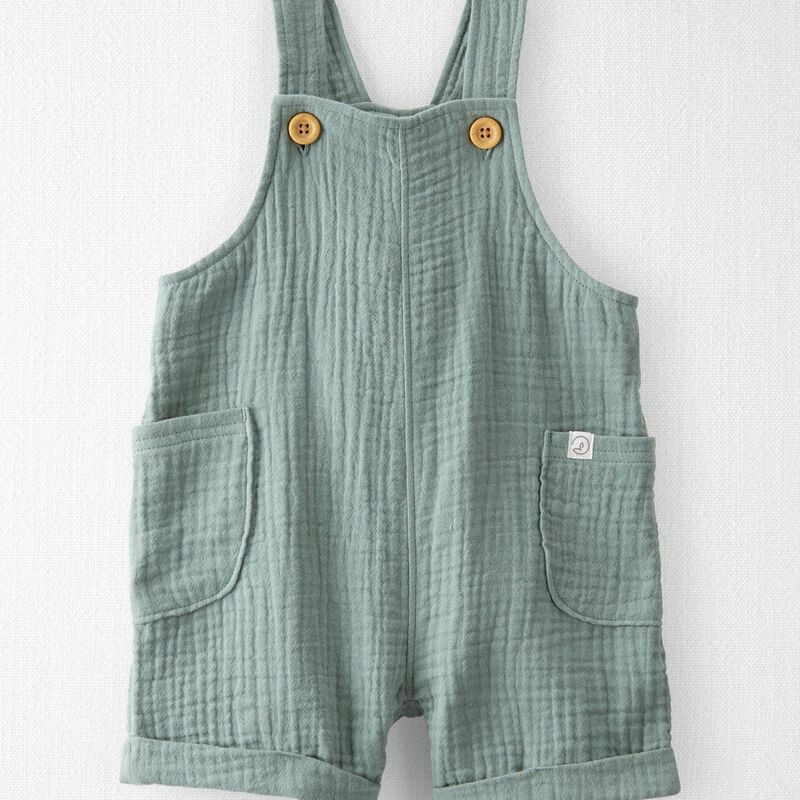 Baby Organic Cotton Gauze Shortall | Carter's