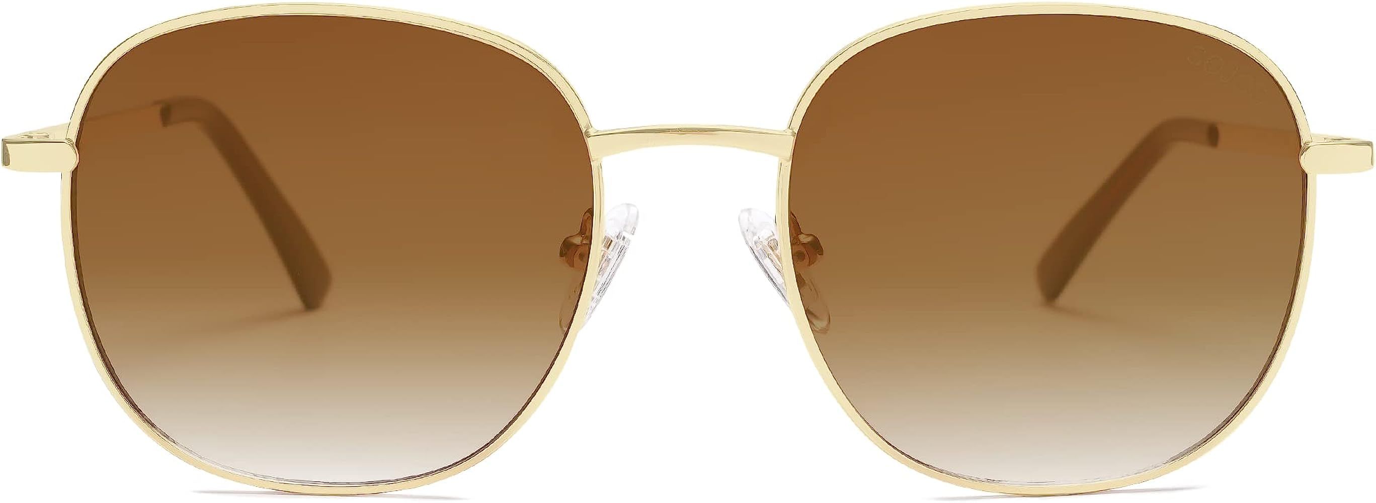 SOJOS Classic Square Sunglasses for Women Men with Spring Hinge Sunnies SJ1137 | Amazon (US)