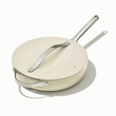 Caraway Home 4.5qt Saute Pan with Lid Cream | Target