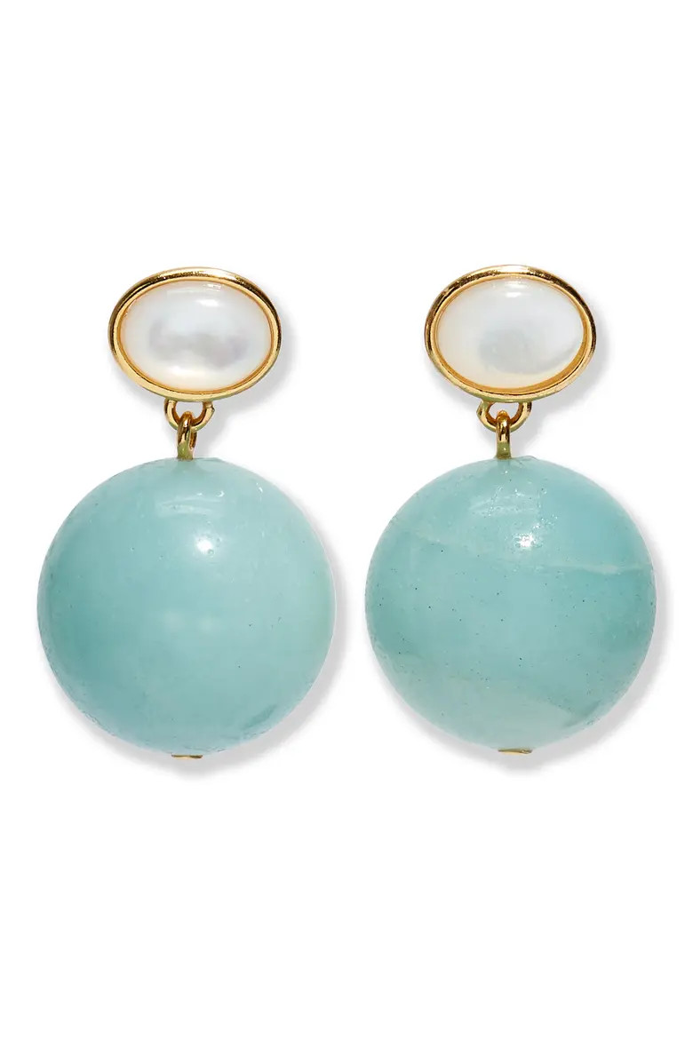 Cora Mother-of-Pearl Amazonite Drop Earrings (Women) | Nordstrom | Nordstrom