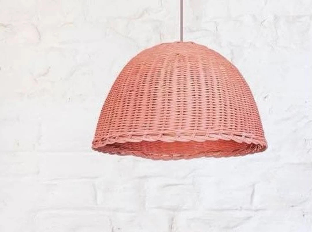 Kimberly Rattan Pendant Light | Etsy (US)