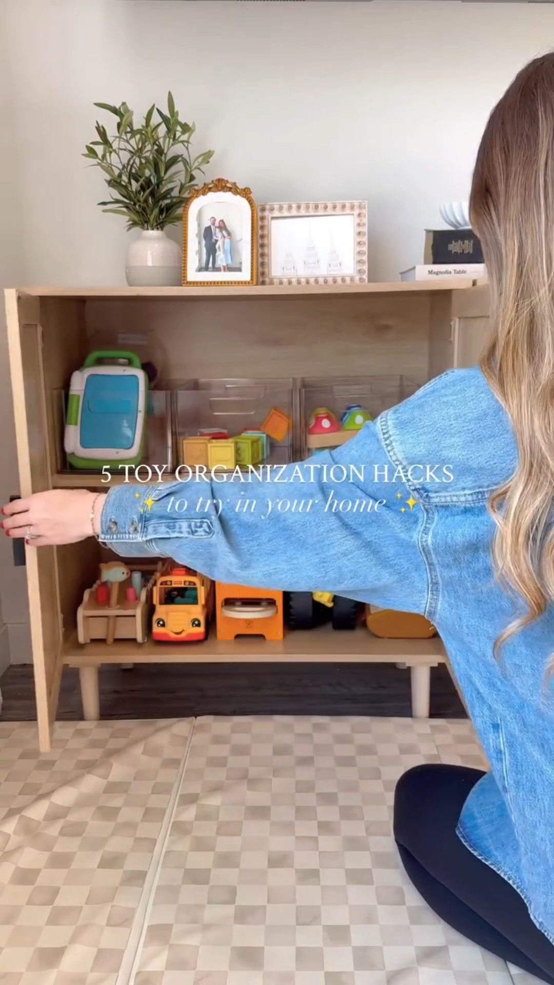 Toys can quickly get so overwhelming so try these 5 toy organization hacks in your home to help you be a little more organized! 

📌 Save this when you’re ready to get organized & send this to a mom friend who needs to see these ideas!

Follow for more helpful mom ideas & hacks ❤️

#toyorganization #momhacks #toystorage #babytoys #toyorganizer

#LTKmomlife #LTKHome #LTKBaby