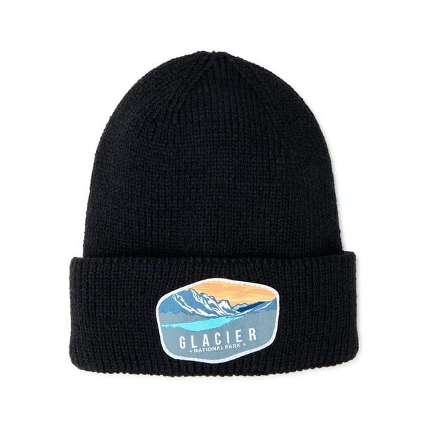 National Park Glacier National Park Cuffed Knit Beanie with Woven Patch | Walmart (US)