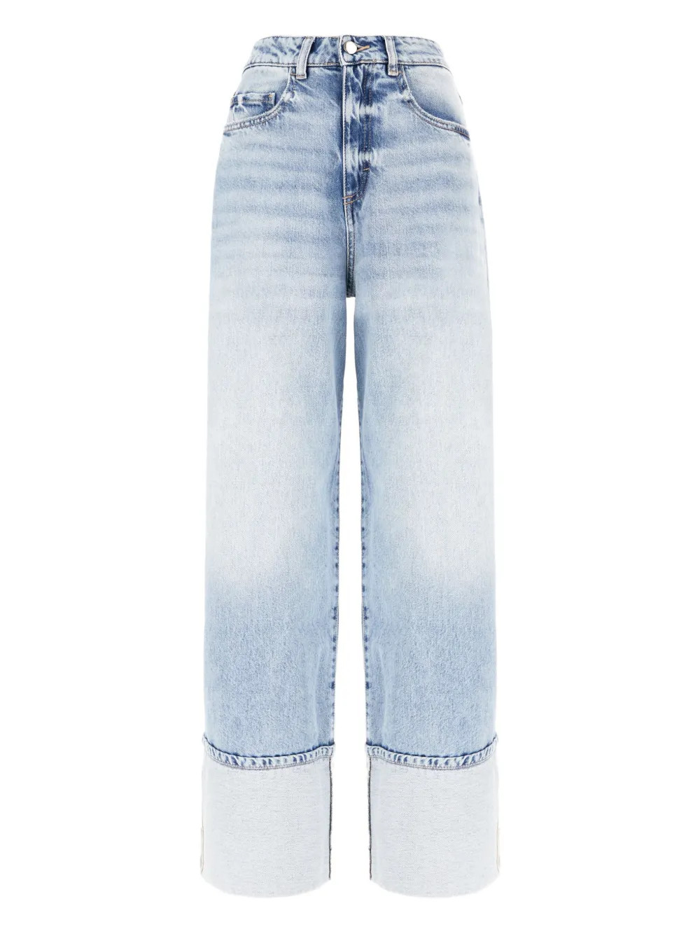 ICON DENIM Kiki double-star Cuff Jeans | Blue | FARFETCH IN | Farfetch Global