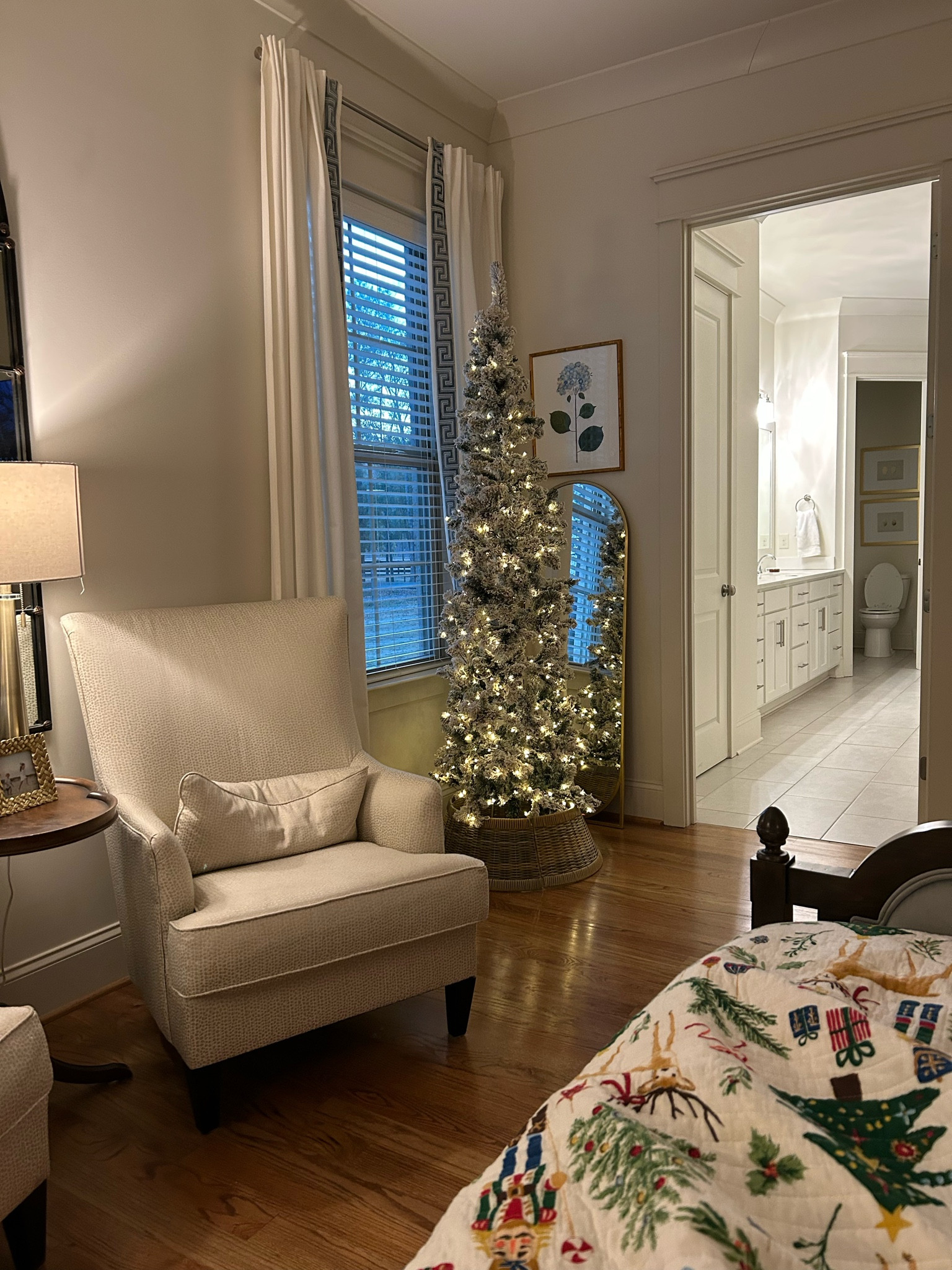 The perfect flocked pencil tree 

#LTKHoliday #LTKHome
