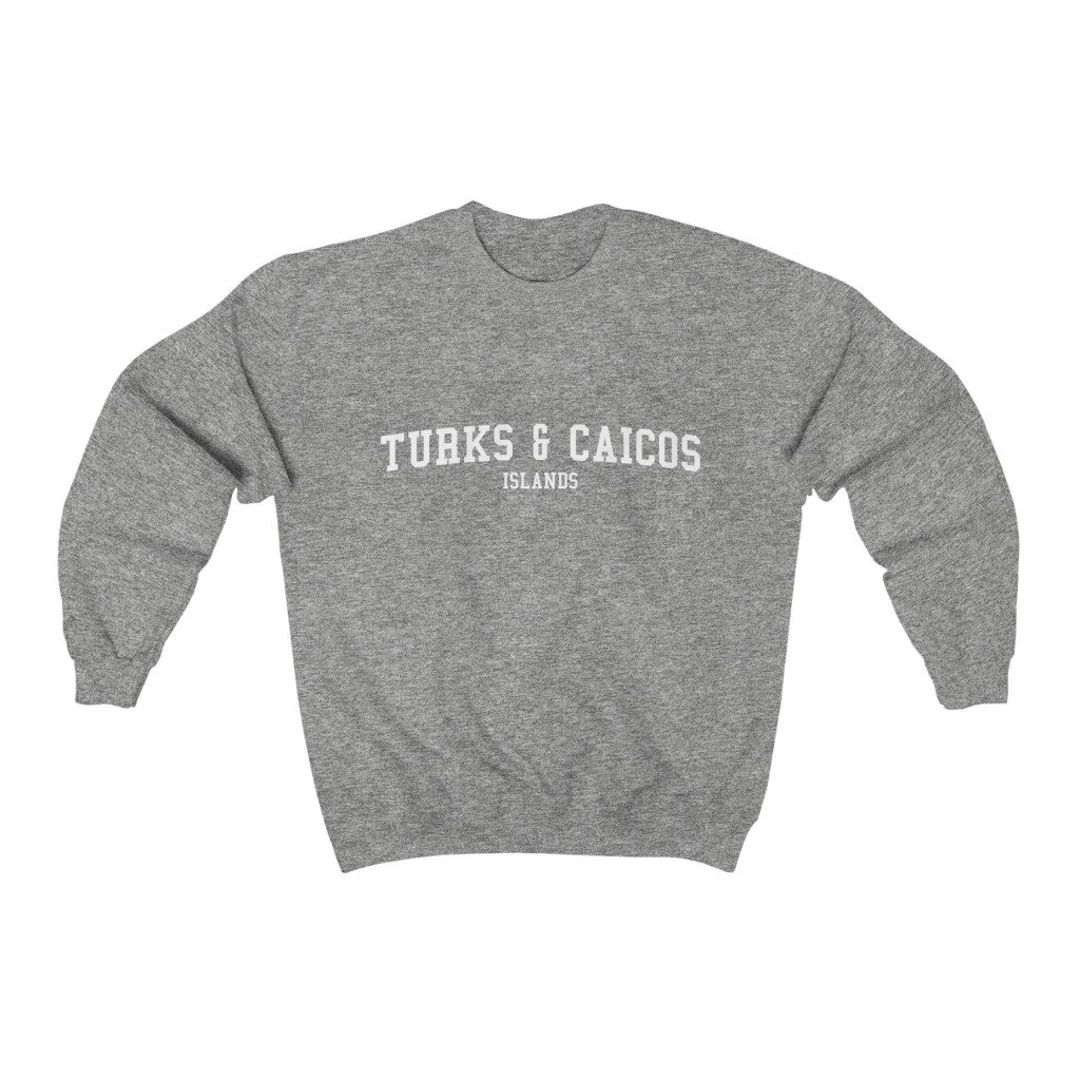 Turks and Caicos Unisex Crewneck Sweatshirt Turks and Caicos Islands Crewneck | Etsy (US)