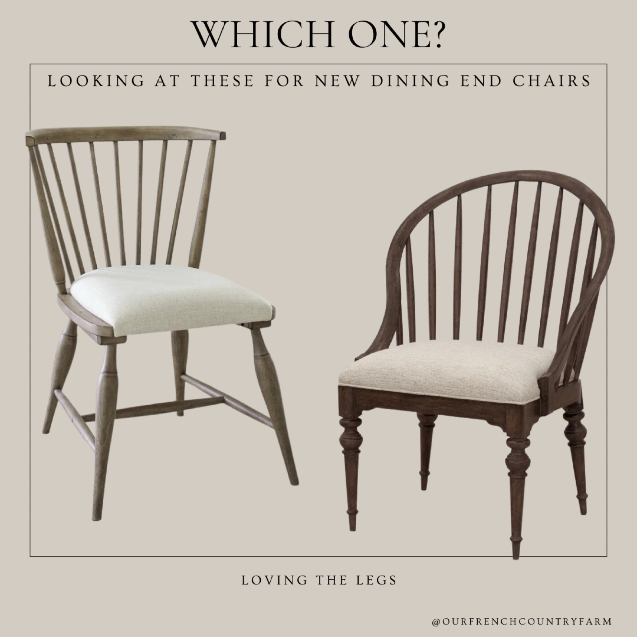 Thinking of one of dining chairs to put on the end of our dining table!  I want to add some wood in with our slip covered chairs!  

#LTKFamily #LTKHome