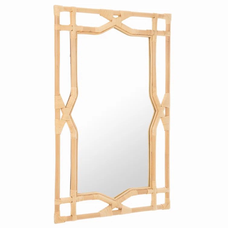 Margrett Rattan Wall Mirror | Wayfair North America