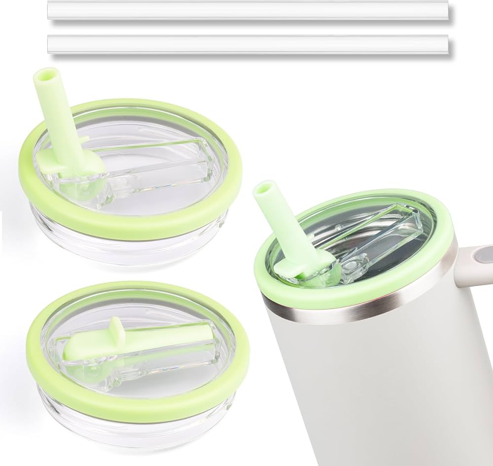 40 oz Tumbler Flip Straw Lid Compatible with Stanley Cup 40oz Tumbler Tumbler Cover Compatible wi... | Amazon (US)