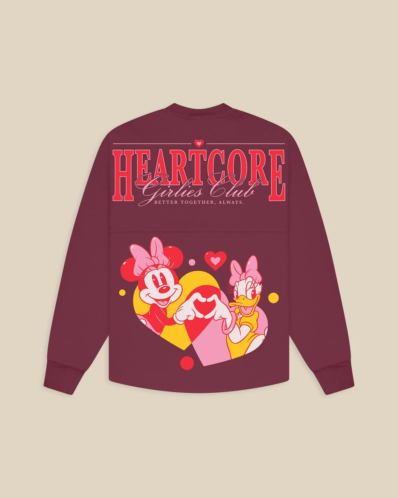 Disney's Minnie Mouse & Daisy Duck Heartcore Girls Club Spirit Jersey® | Spirit Jersey