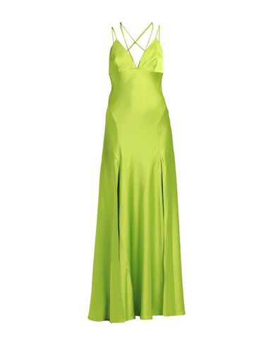 Pinko Woman Maxi dress Lime green Size 10 Polyester | YOOX (US)