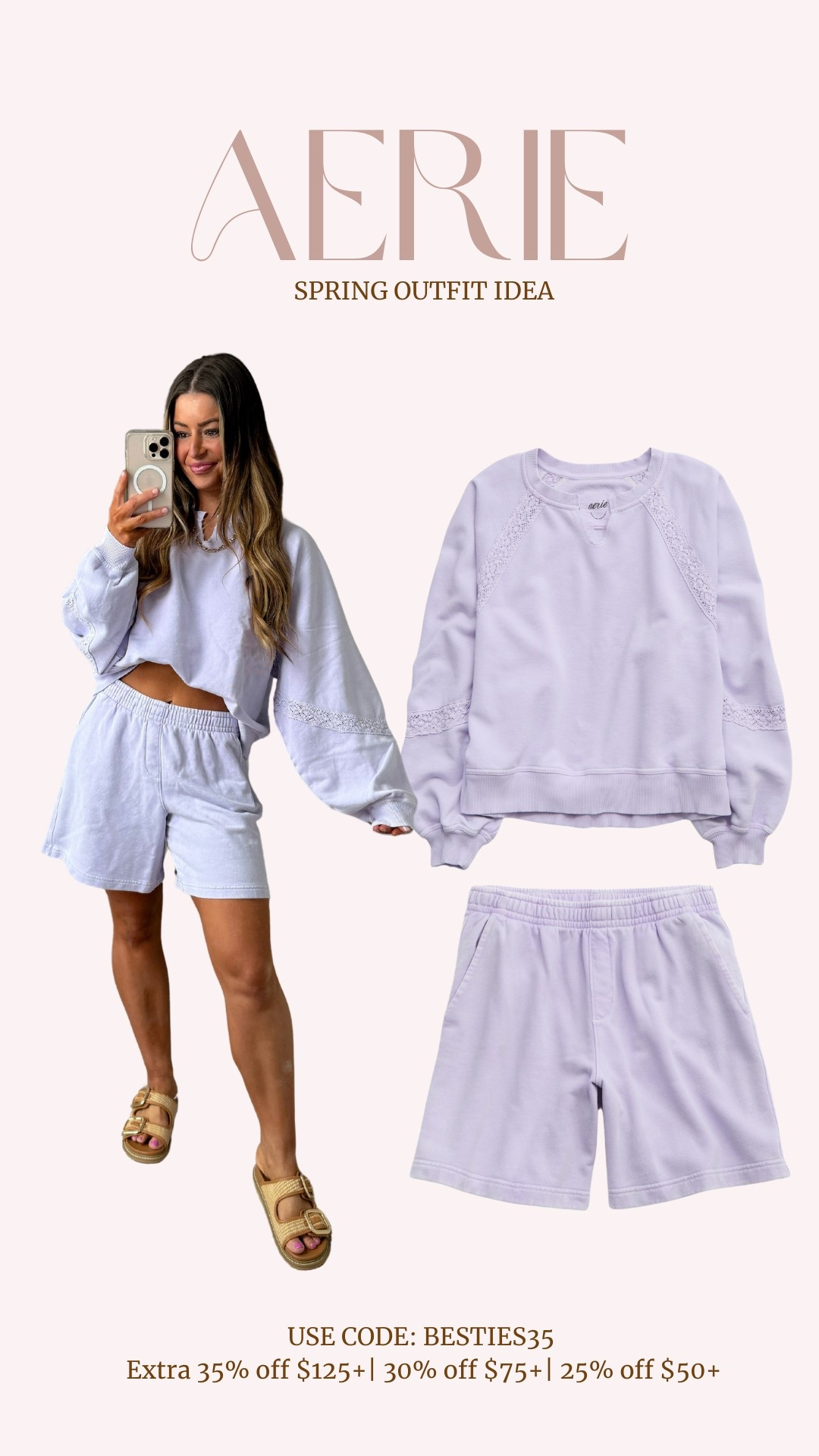 Wearing a small in both sweatshirt and shorts! 💜

USE CODE : BESTIES35 (Extra 35% off $125 + | 30% off $75+ | 25% off $50+)


Aerie haul, Aerie try-on, Aerie review, Aerie new arrivals, Aerie loungewear, Aerie activewear, Aerie leggings, Aerie bras, Aerie swimsuits, Aerie cozy outfits, Aerie spring collection, Aerie fashion haul, Aerie unboxing, Aerie must-haves, Aerie wardrobe staples, affordable Aerie finds, Aerie sale, best Aerie pieces, Aerie outfit ideas, Aerie shopping spree, Aerie comfy clothes.

#LTKActive #LTKSeasonal #LTKSpringSale