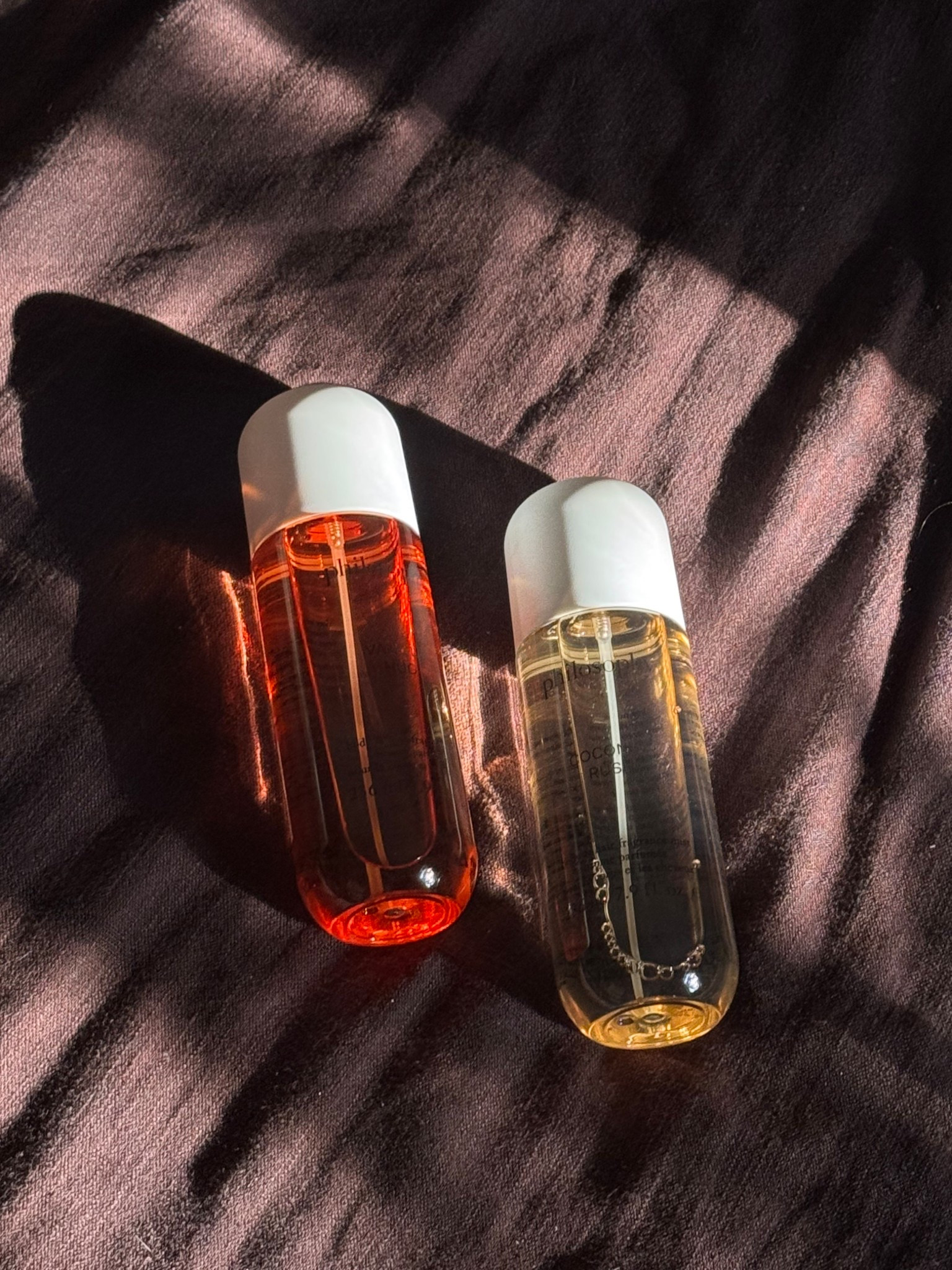 Philosophy’s new hair and body mist 🤍 2 of the 3 beautiful scents! #bodymist #fragrance 