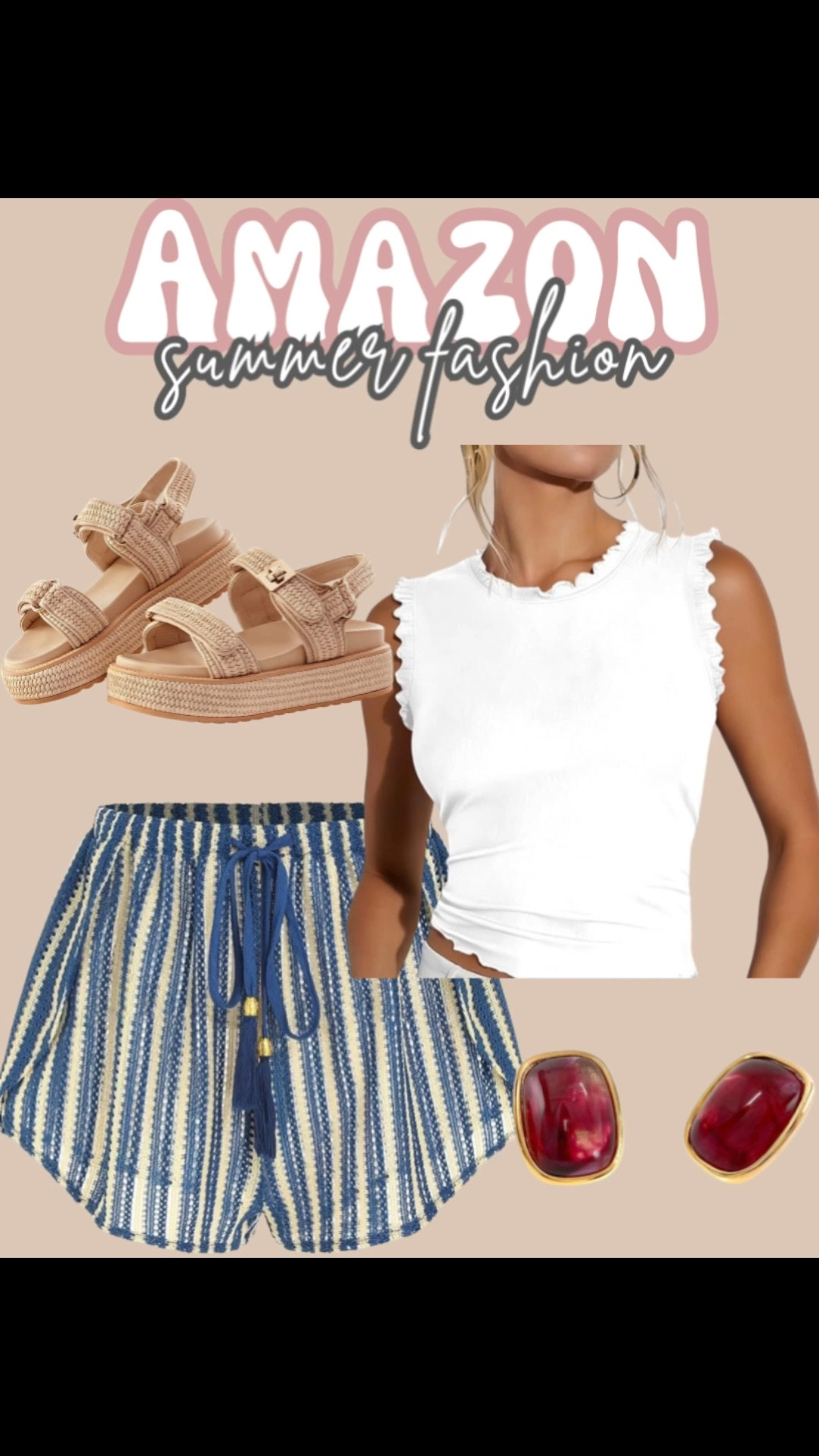 Amazon summer fashion
Travel outfits, summer outfits, vacation outfits beach, spring outfits 2026, resort wear, resort outfits from amazon, swim cover up, summer matching set, casual outfits for the summer, casual outfits for the spring, Amazon fashion, oversized sunglasses, neutral tops, halter tank top, sandals, beach, pool, beach outfits, ootd, vacation, vacation wear, cruise outfits, cream
#vacationwear #amazon #amazonfinds #traveloutfits #vacationoutfitsbeach

#LTKTravel #LTKFestival #LTKootd