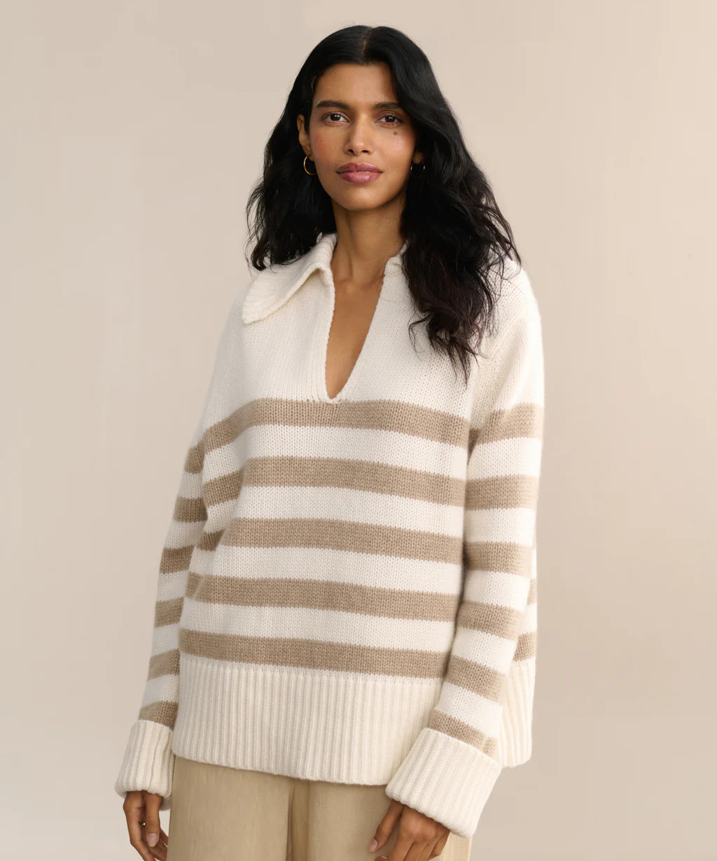 Cashmere Phoebe Polo | Jenni Kayne