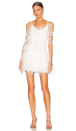 Zariah Dress in Off White | Revolve Clothing (Global)