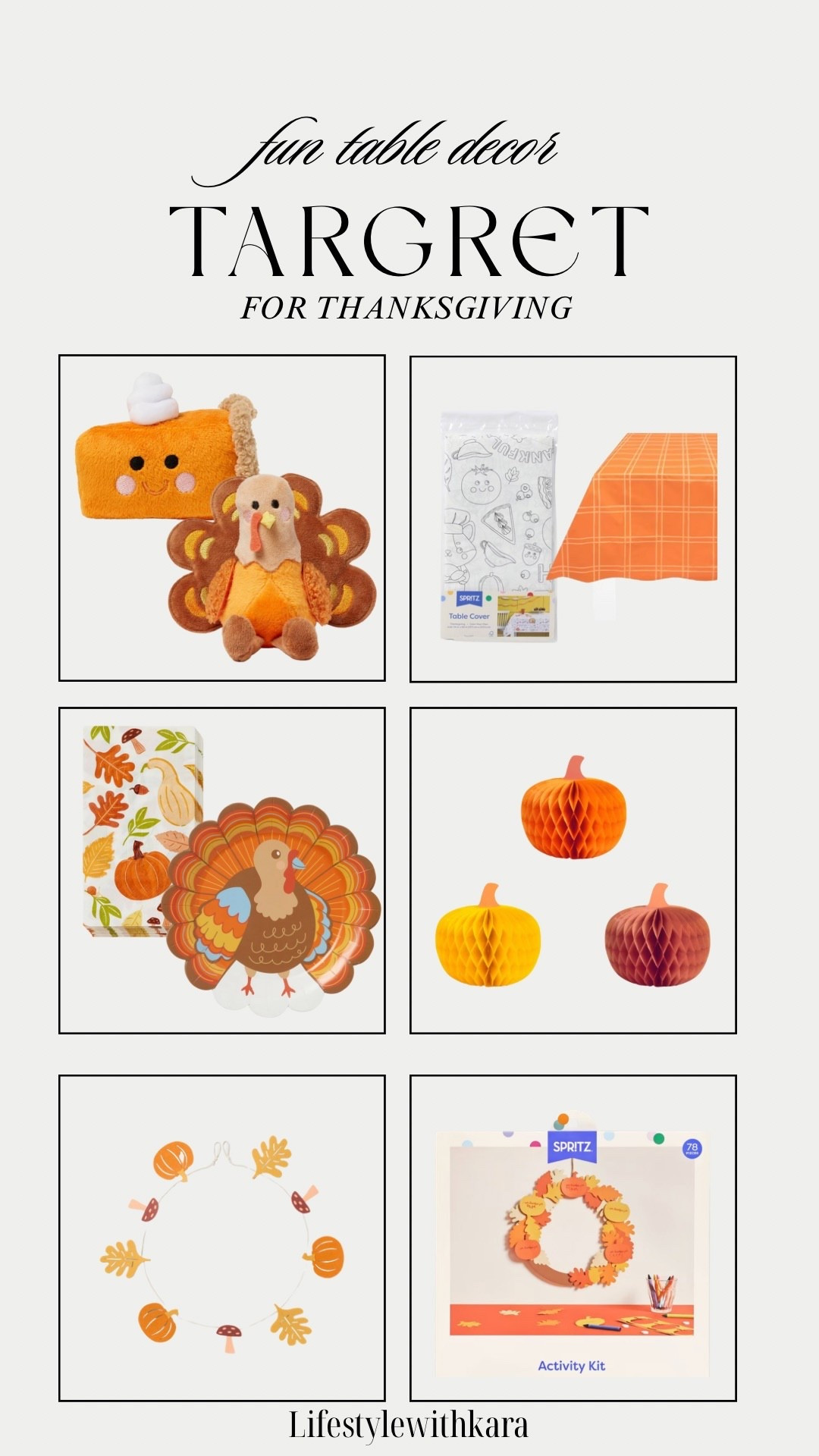 We are hosting thanksgiving this year so adding some cute fun decor for the tables and doing a cute kids table! Here are things I found and using! 

#LTKSeasonal #LTKHome #LTKHoliday