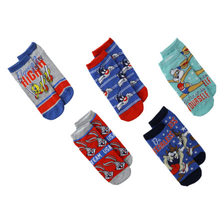 Looney Tunes x Team USA Ladies Low-Cut Socks 5-Pack | Five Below