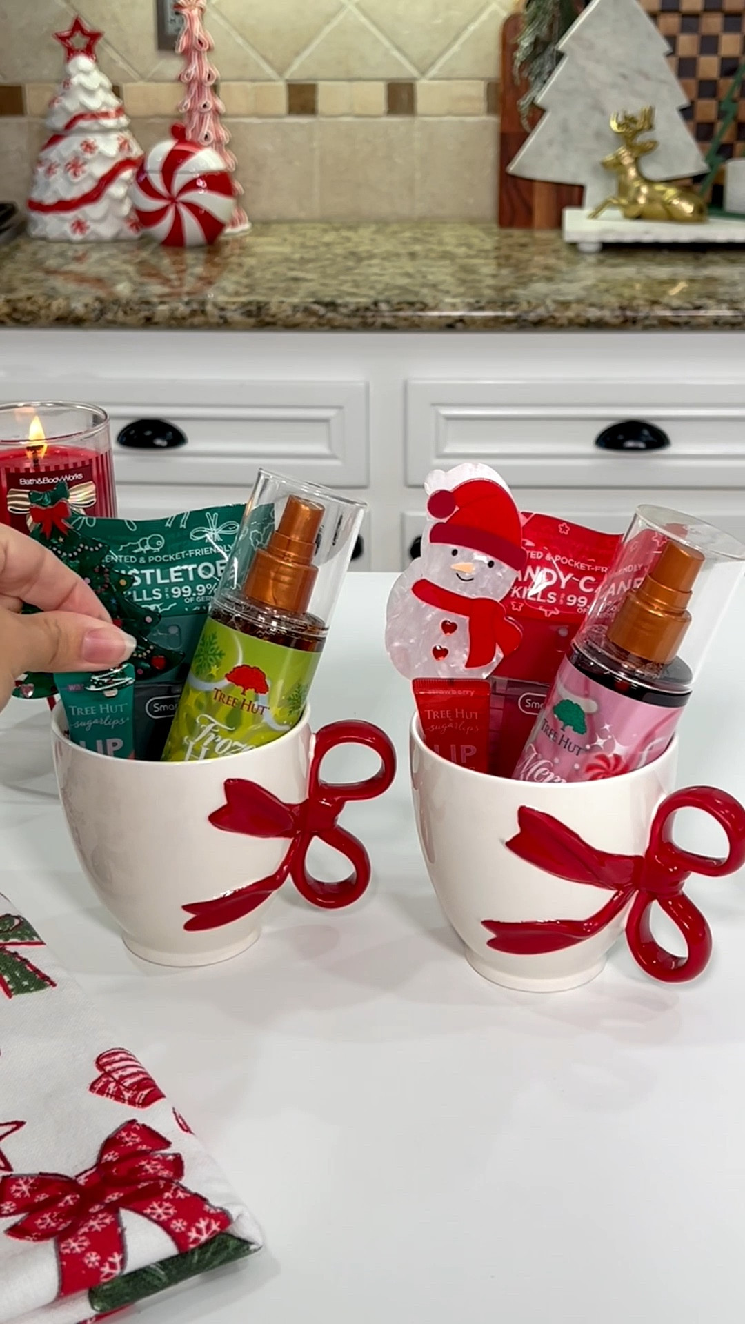 Mini Bur Basket ❤️🤍 cute bow cup. Cup Bur basket. Christmas gift for co-workers, friends and family 

#LTKGiftGuide #LTKSeasonal #LTKHoliday