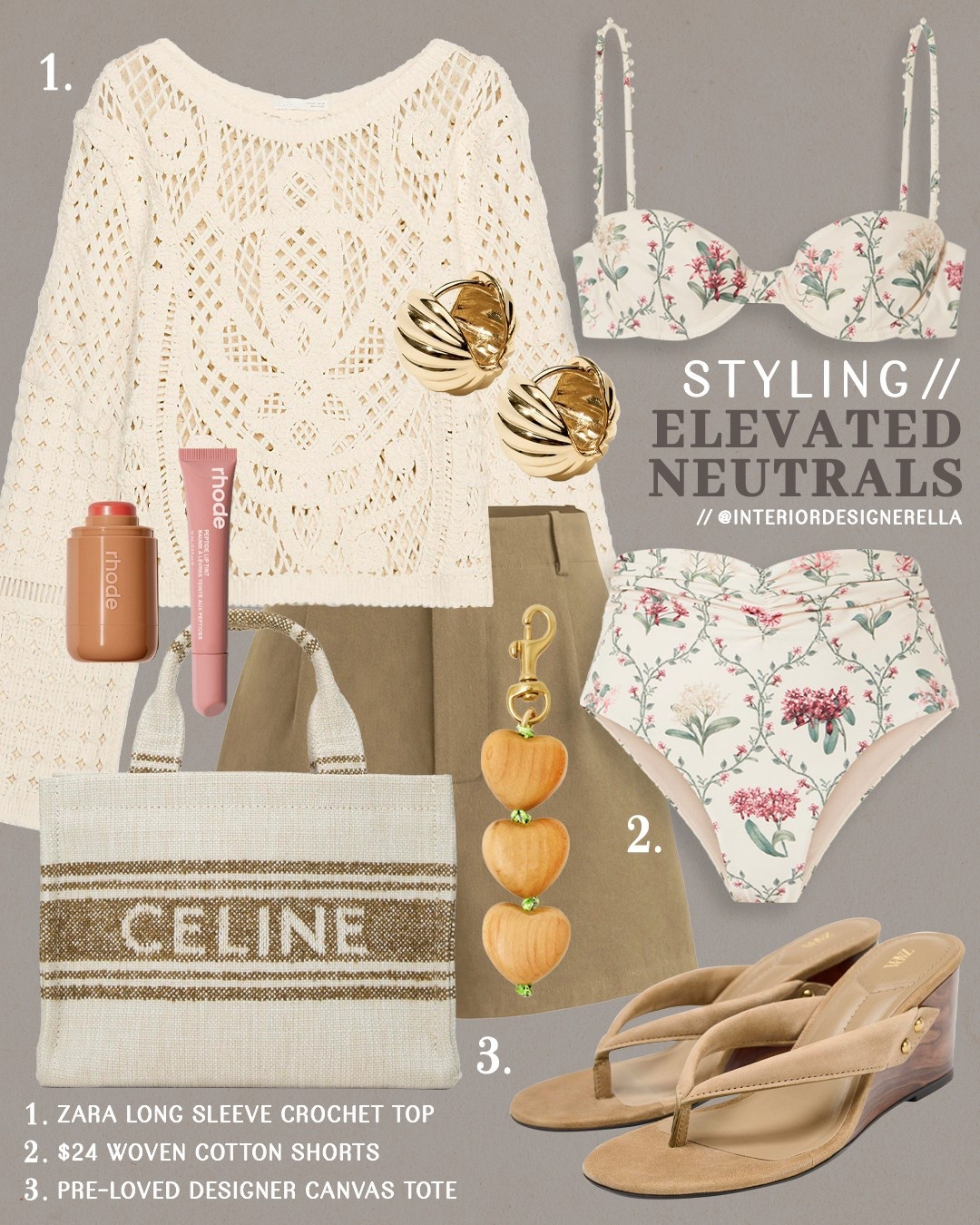 Styling elevated neutrals 🤎 $24 woven shorts + ZARA long sleeve crochet top!✨ Share this post with a friend!!🤗 Click on the “Neutral Looks” collection on my LTK to shop this post and more!🤗 Have an amazing day!! Xo!!

#LTKSwim #LTKFindsUnder50 #LTKFindsUnder100