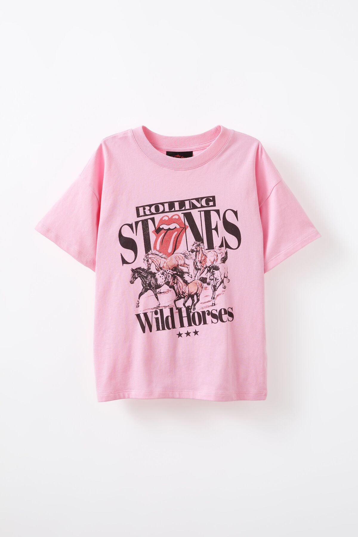 Rolling Stones Drop Shoulder Short Sleeve Tee | Cotton On (US)