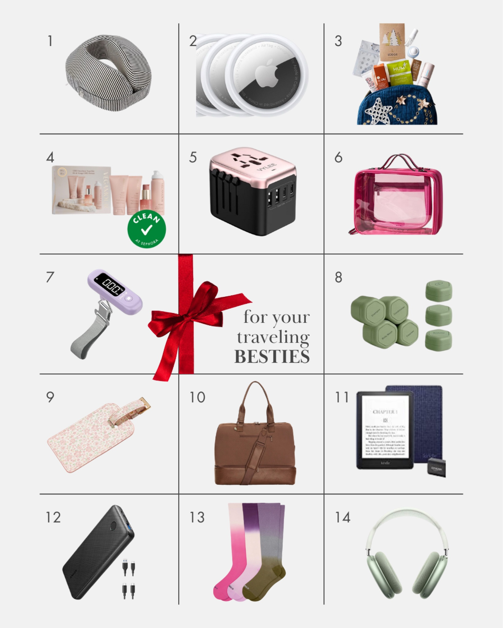 Holiday shopping for your jet-setting bestie? 🎁✈️ From travel-friendly beauty must-haves to stylish accessories, I’ve rounded up the perfect gifts to make their adventures even more fabulous. 

#LTKGiftGuide #LTKHoliday