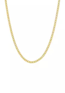 Cuban Chain Necklace in 10K Gold | Belk