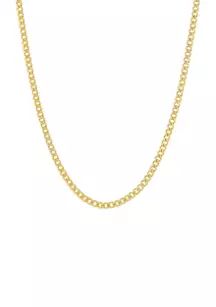 Cuban Chain Necklace in 10K Gold | Belk