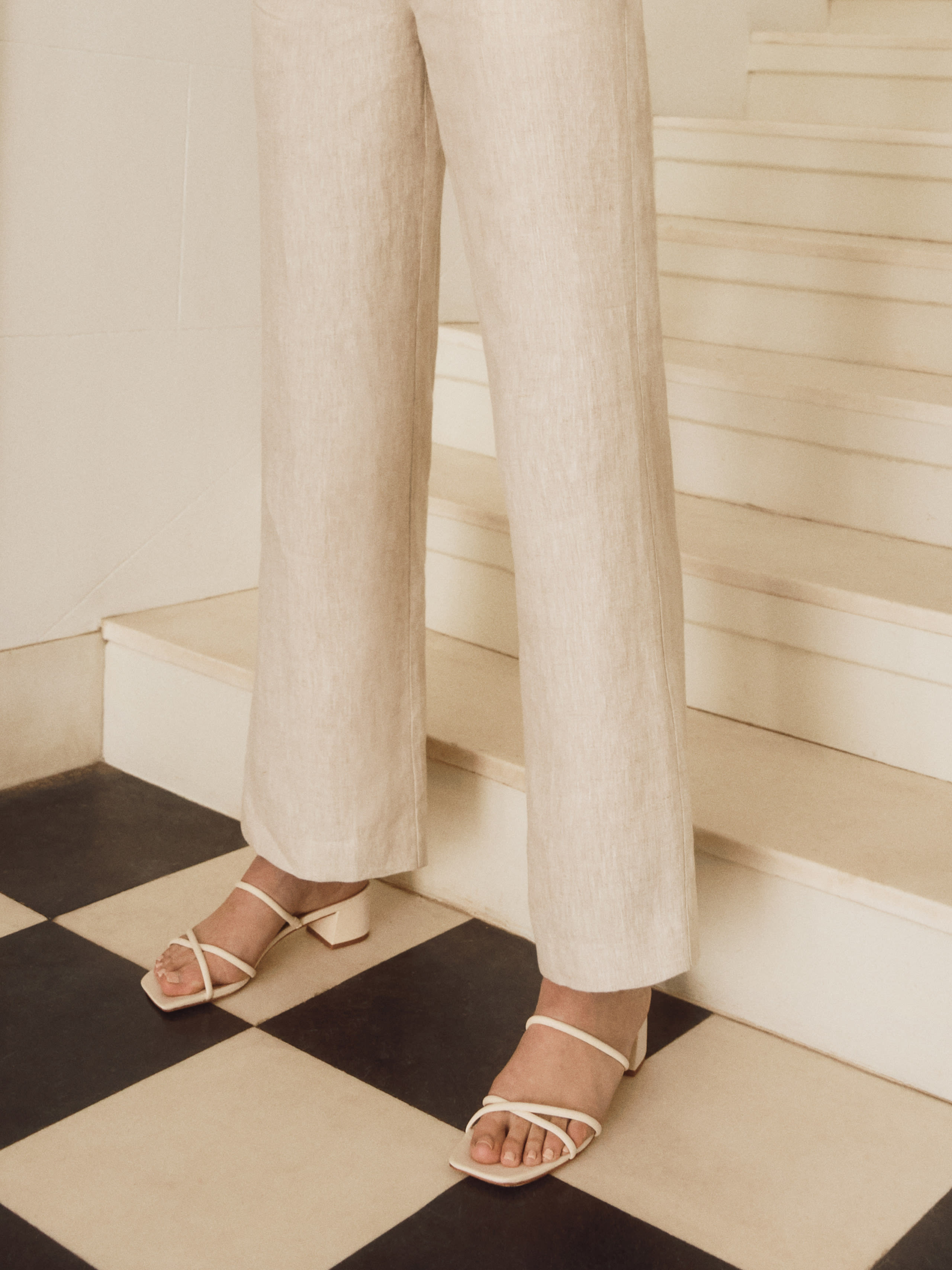 Avril Heeled Sandal | Reformation (Global)