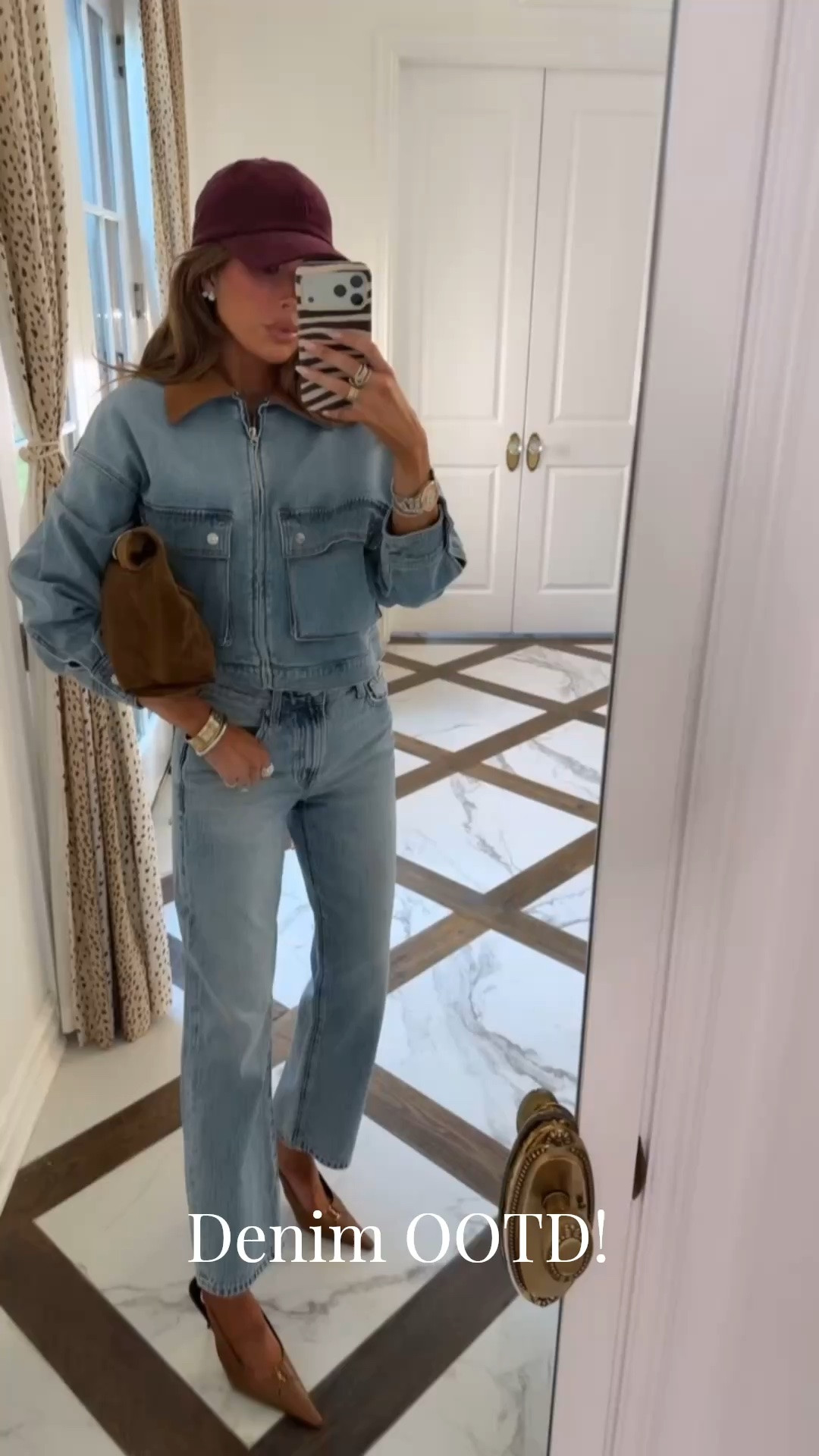 Denim on denim! Wearing an XS jacket and US 26 in jeans! 

Shopbop fashion, Shopbop finds, Fall fashion hauls, Fall jackets, Denim jackets ,Autumn outfits, Date night outfits, Fall outfits women, Gemme Beauty, Emily Gemma