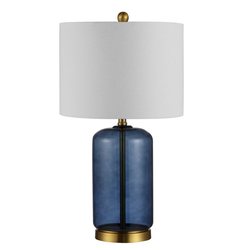 Novah Glass Table Lamp  -  Blue - Safavieh | Target