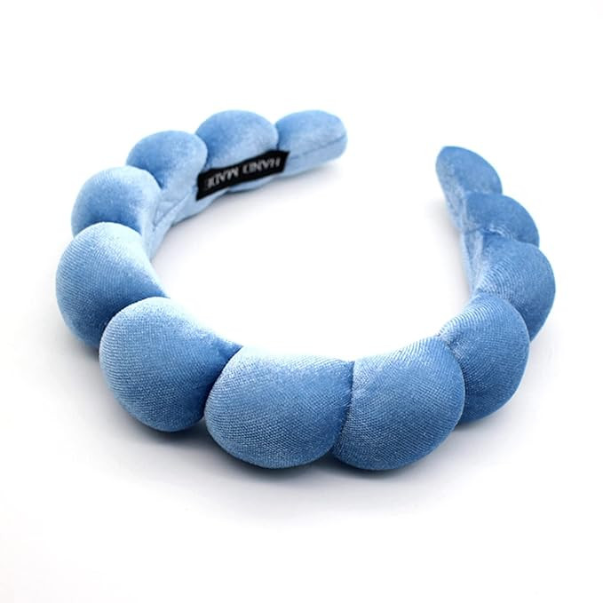 Headbands Women Hair Head Bands, Padded Fabric Hair Bands Wide Velvet Non Slip Headband Hair Acce... | Amazon (US)