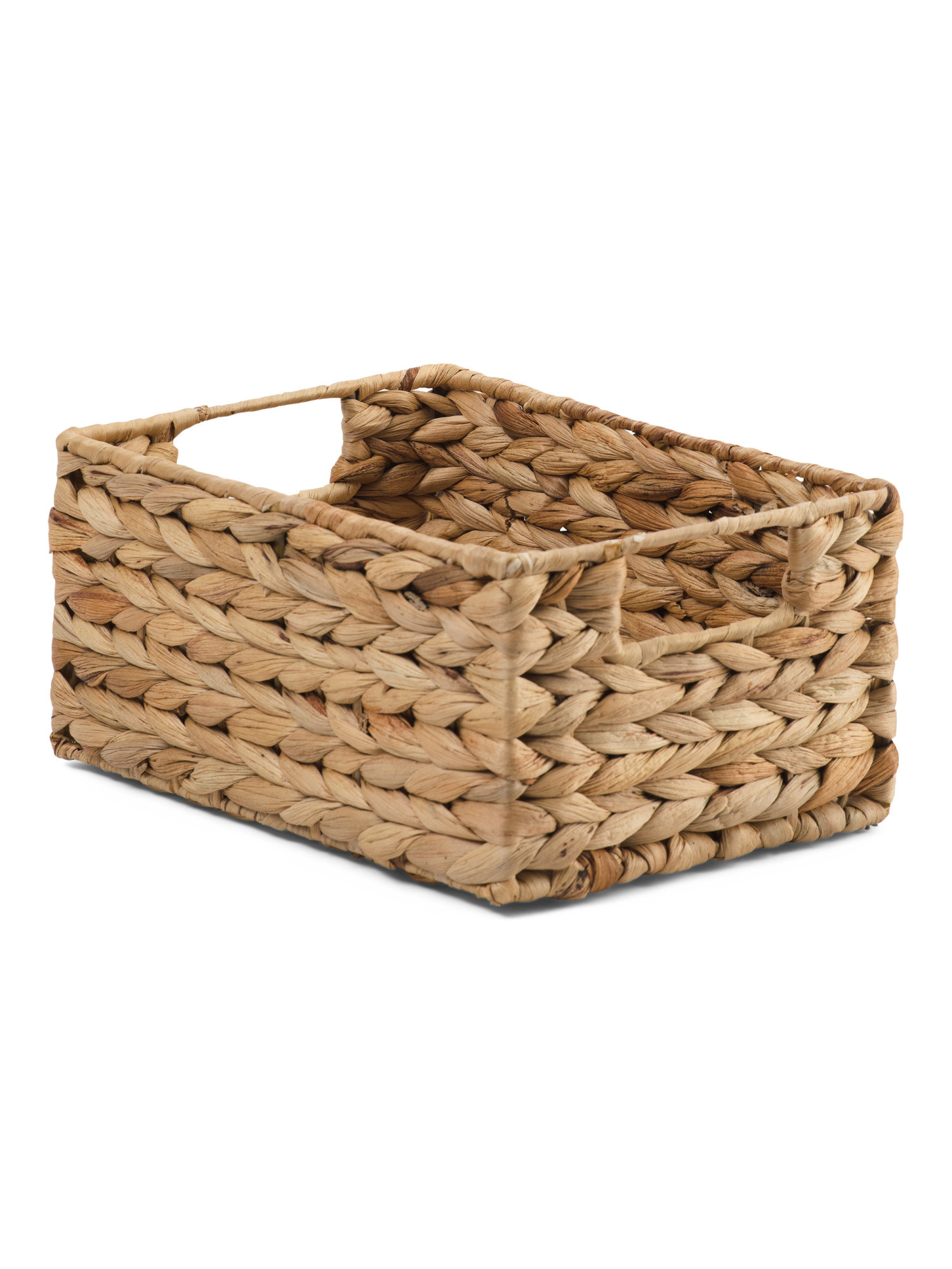 10in Small Natural Hyacinth Rectangular Basket | TJ Maxx