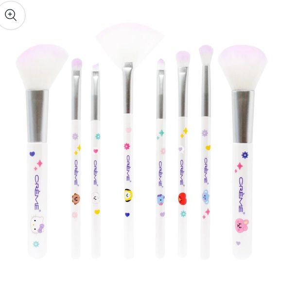 Hello Kitty & BT21  Makeup Brush Collection Set of 8 Limited Edition | Poshmark