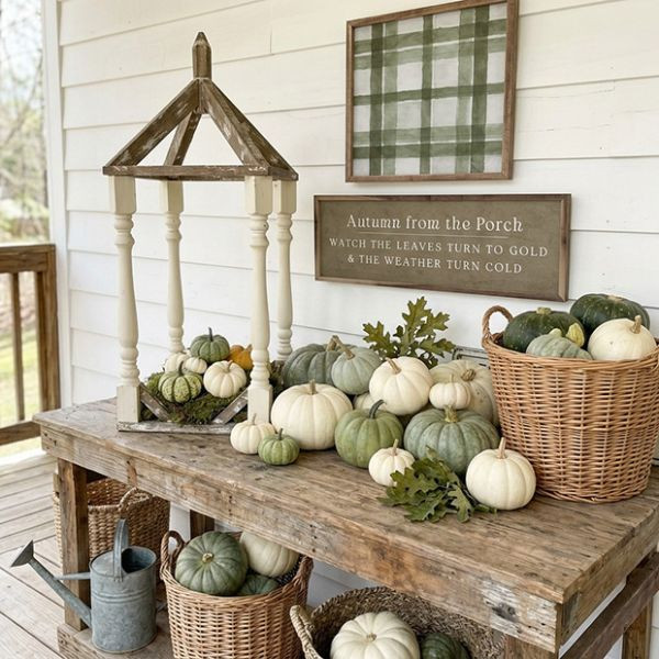 Distressed Wood Lantern Frame | Antique Farm House