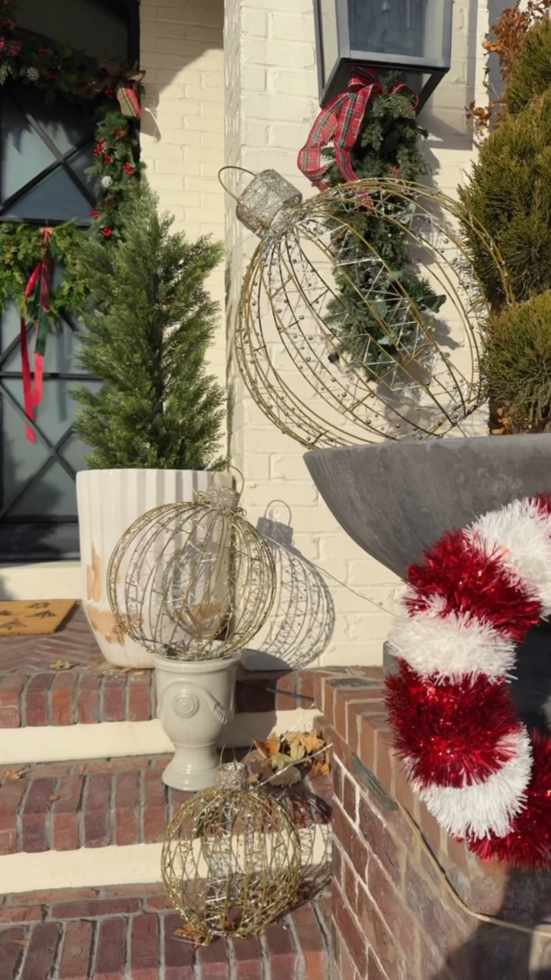 Cyber week continues @wayfair for up to 70% off plus fast shipping. So may items from my holiday porch are on sale. 
Garland
Large red outdoor bow
Large light up yard ornaments
Green wreaths
Fluted planters
Faux cedar topiaries 
#wayfairpartner #ad #wayfair #paidlink 

#LTKSaleAlert #LTKHoliday #LTKHome