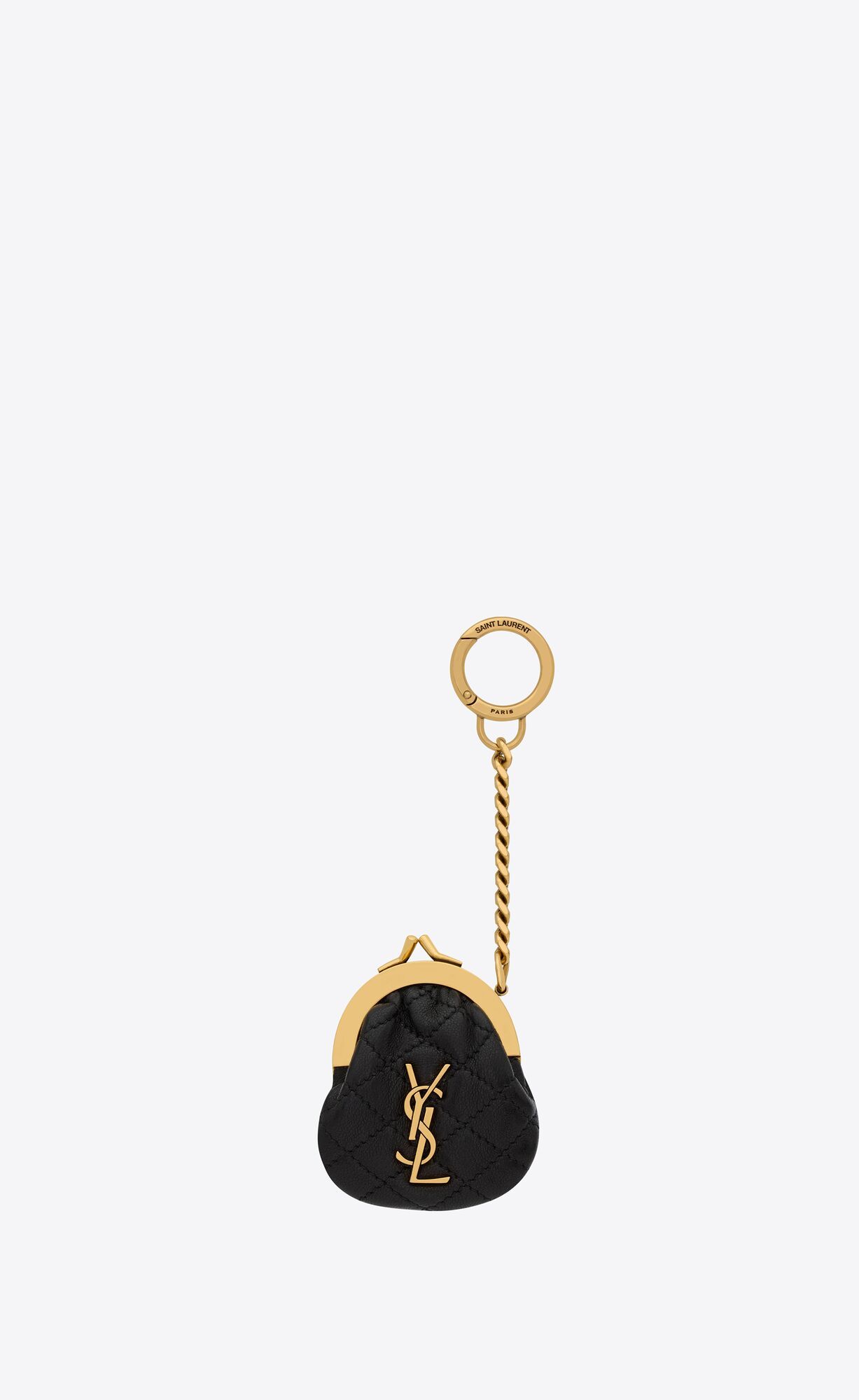 gaby mini purse keyring in quilted lambskin | Saint Laurent Inc. (Global)