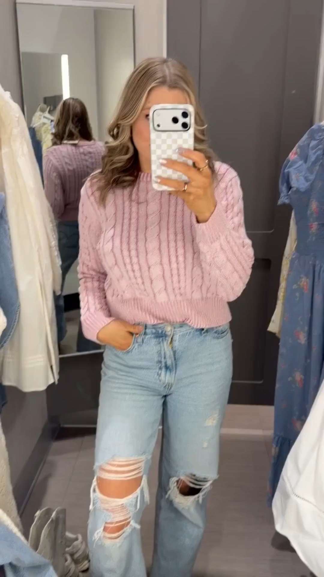 Effortless, comfortable, and so flattering! These jeans are a mom must have because they are so easy to style while being so pretty!  
Loving this pink sweater so warm and chic! 

Chic and elevated everyday wear pink  long sleeve spring sweater mom approved busy moms statement piece pink sweater target finds SavannahK 

#LTKmomlife #LTKSpringSale #LTKdayinmylife