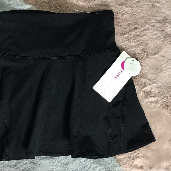 Yogalicious airluxe black active princess skirt | Poshmark