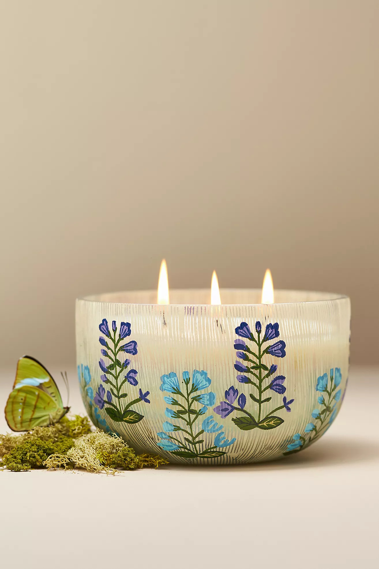 Astrid Fresh Fern Moss Glass Candle | Anthropologie (US)