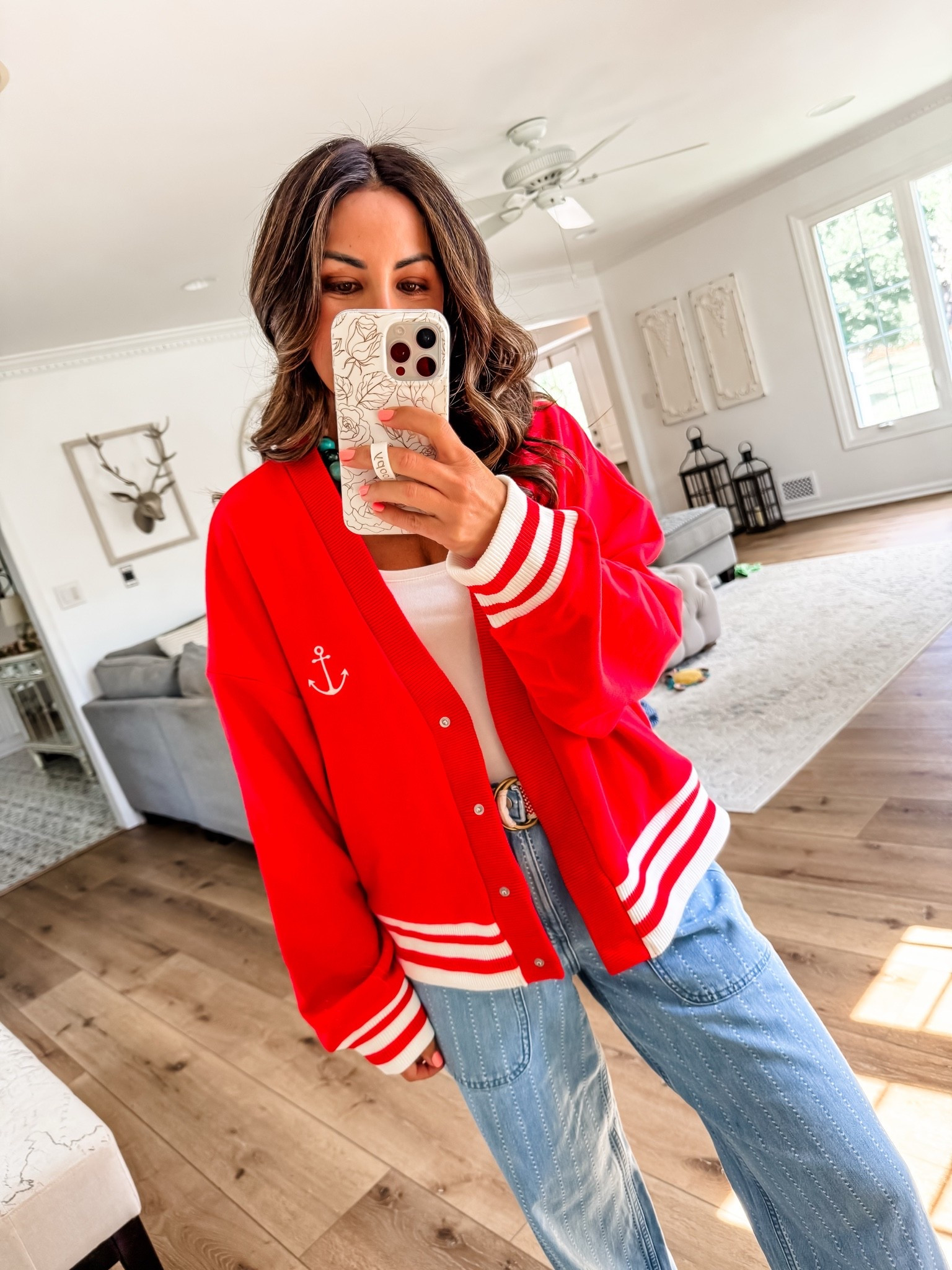 Small cardigan sweatshirt. Target style.

#LTKOver40