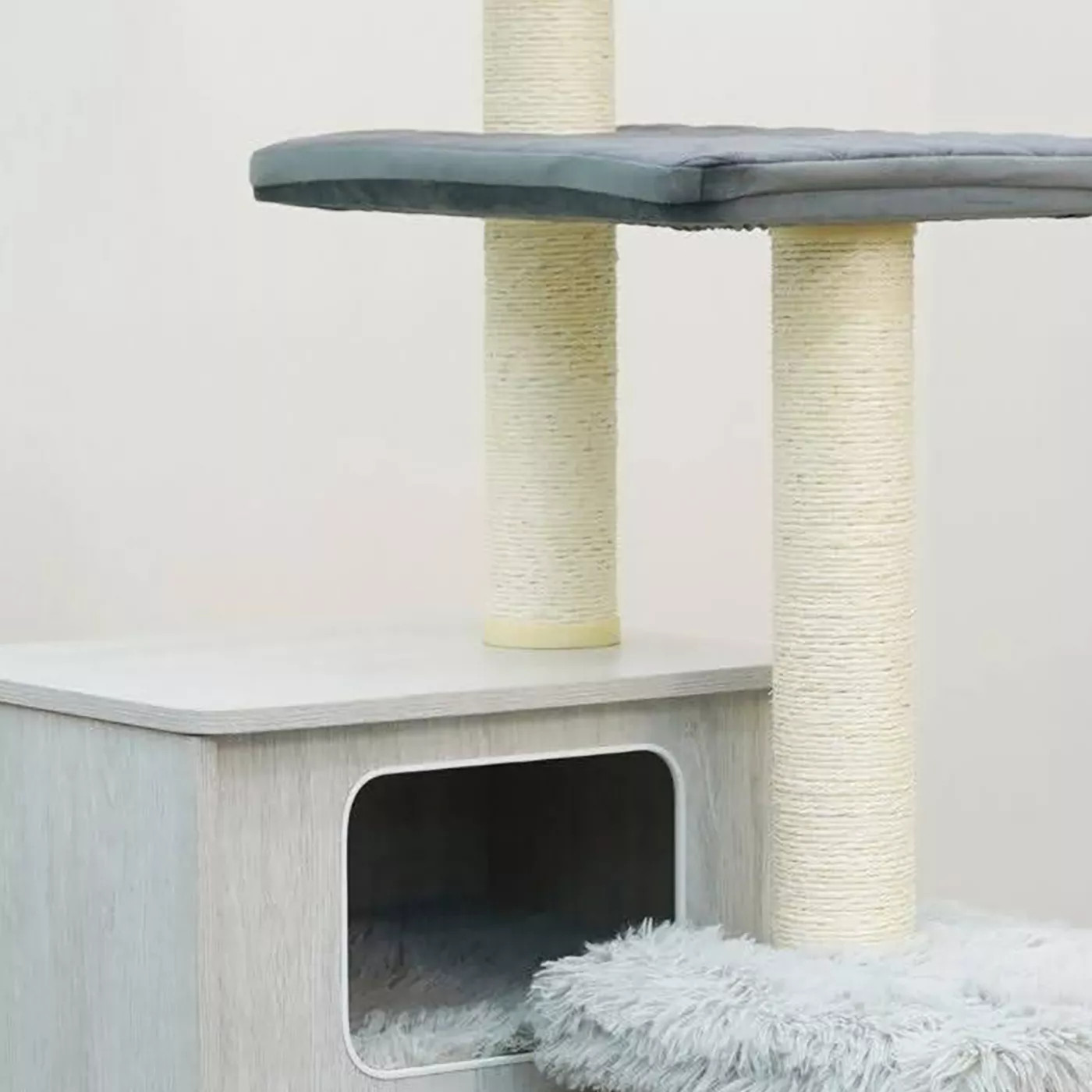 Catry White 5-Level  Large Cat Tree | PetSmart