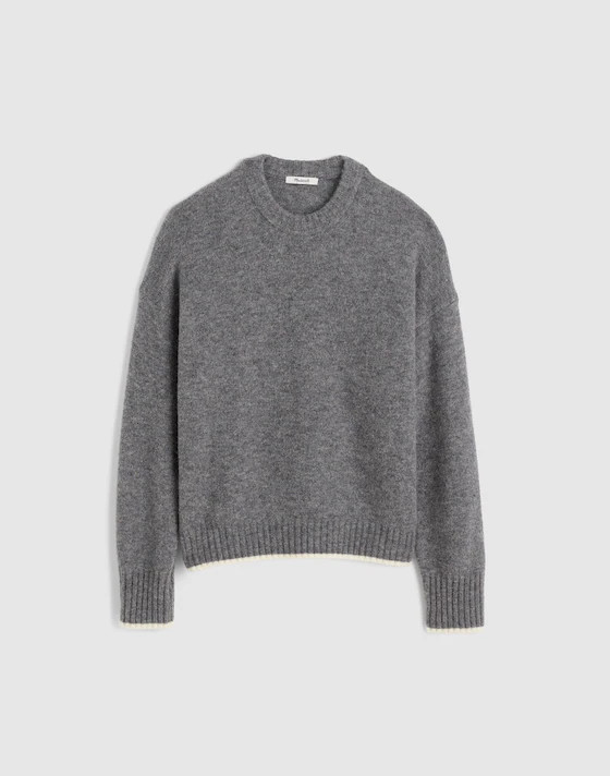 CloudSoft Drop-Shoulder Crewneck Sweater | Madewell